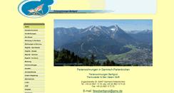 Desktop Screenshot of ferienwohnungen-bertignol.de